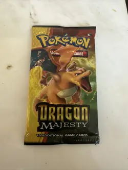 Dragon Majesty - Booster Pack Pokemon TCG​​ Charizard Art Factory Sealed - Image 1