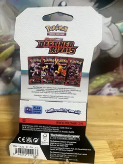 NEW Pokemon Destined Rivals Sleeved Booster Pack Sealed - Image 4