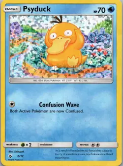 Pokemon TCG Psyduck 2 McDonald's Collection 2018 Holofoil LP - Image 1