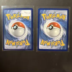 Pokemon League Staff 153/185 & Friends In False 140/172 Professor Program Stamp - Image 2