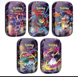 Pokemon Mega Evolution Mini Tins (5 sealed complete set) - Image 1