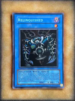 Yugioh Relinquished MC1-EN003 Secret Rare Limited Edition LP - Image 1