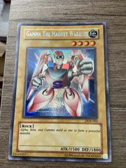 Gamma the Magnet Warrior DOR-003 Duelist of the Roses Unlimited - Image 1