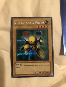 Yu-Gi-Oh! Beta the Magnet Warrior DOR-002 Prismatic Secret Rare Unlimited LP - Image 1