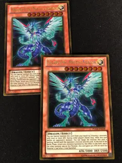 Yugioh Galaxy Eyes Photon Dragon PGLD-EN038 GOLD x2 (NM) - Image 1