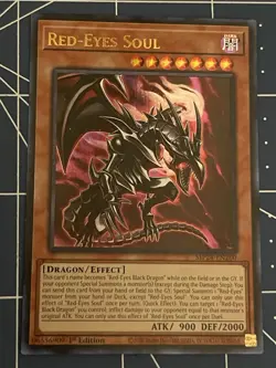 Yu-Gi-Oh Red-Eyes Soul MP24-EN260 1st Edition Ultra Rare VLP - Image 1