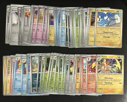 Lot of 61 Pokemon Reverse Holo Cards - Paradox Rift & Paldea Evolved No Doubles - Image 1