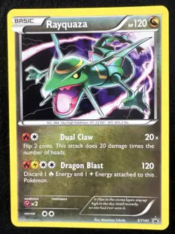 Rayquaza XY141 Promo Cosmos Holo Pokemon Card TCG - NM - Image 1