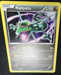 Rayquaza XY141 Promo Cosmos Holo Pokemon Card TCG - NM - Image 4