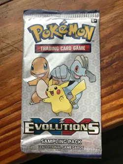 2016 Pokemon XY Evolutions Sampling Pack 3 Cards Factory Sealed Rare - Image 1