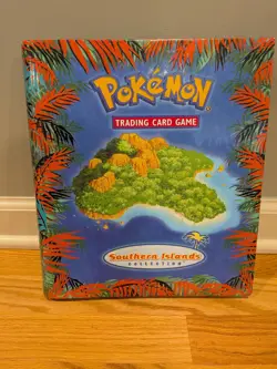 2001 Vintage Pokemon Southern Islands Binder " NO CARD'S " Binder Only - Image 1