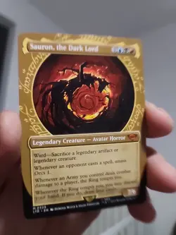Lord of the Rings Sauron, the Dark Lord #329 Foil Card Magic: The Gathering - Image 2