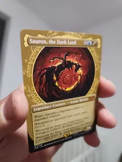 Lord of the Rings Sauron, the Dark Lord #329 Foil Card Magic: The Gathering - Image 3
