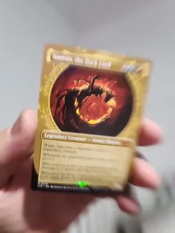 Lord of the Rings Sauron, the Dark Lord #329 Foil Card Magic: The Gathering - Image 4