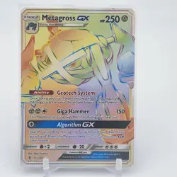 Metagross GX - 157/145 - Hyper Rare - Guardians Rising - Pokemon Card - LP - Image 1