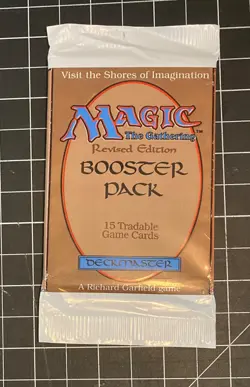 MTG Revised Booster Pack, Sealed, Unsearched - Image 1