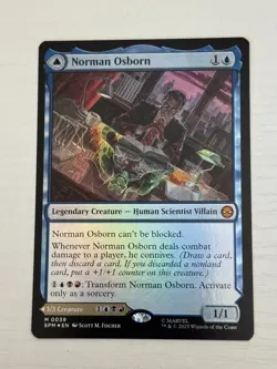 Norman Osborn/Green Goblin (0039) - Foil - Marvel's Spider-Man - MTG - NM - Image 1