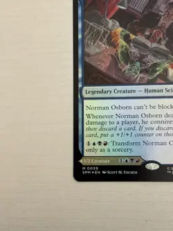 Norman Osborn/Green Goblin (0039) - Foil - Marvel's Spider-Man - MTG - NM - Image 4