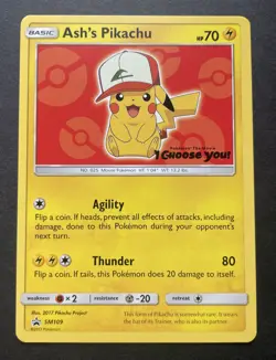 Pokemon ASH'S PIKACHU Complete Card Set SM108 - SM114 Sun & Moon Promos - NM+ - Image 3
