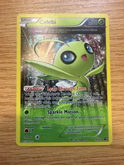 Pokemon Celebi XY93 XY Cosmos Holo Black Star Promo LP-NM - Image 1