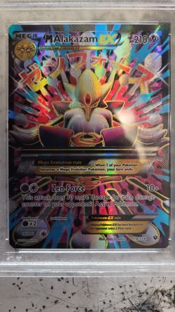 2016 Pokemon XY FA/M Alakazam EX Fates Collide 118/124 PSA 8 NM-MT - Image 2