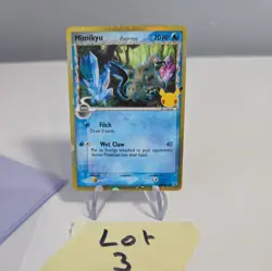 Pokemon Mimikyu 25th Anniversary Swsh136 BlackStar Promo celebrations CHECK PICS - Image 2