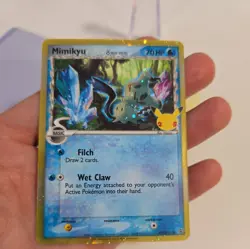 Pokemon Mimikyu 25th Anniversary Swsh136 BlackStar Promo celebrations CHECK PICS - Image 4