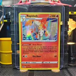 Rapidash Silver Tempest Holo Pokemon TCG 022/195 Sword & Shield Rare - Image 1