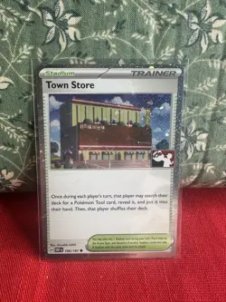 Play! Pokemon Prize Pack 6 Obsidian Flames Cosmo Holo 196/197 Town Store - Image 1
