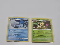 Leafeon & Glaceon SWSH191 & SWSH192 Black Star Promos Holo Pokemon TCG 2022 NM/M - Image 1