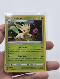 Leafeon & Glaceon SWSH191 & SWSH192 Black Star Promos Holo Pokemon TCG 2022 NM/M - Image 4