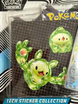 Pokemon Black Bolt Tech Reuniclus Sticker Collection English Sealed OVP Promo - Image 3