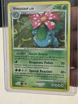 Pokemon TCG Venusaur 13/147 Supreme Victors Holo Rare 2009 w/ SWIRL LOOK!! - Image 1
