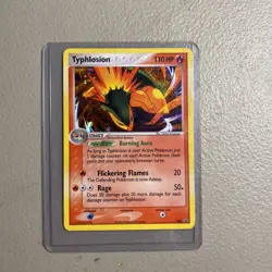 2006 Pokemon Typhlosion Holo Black Star Promo #034 NM Pokemon - Image 1