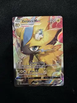 Pokemon TCG: Zeraora VMAX GG42/GG70 Crown Zenith Ultra Rare Full Art - Image 1