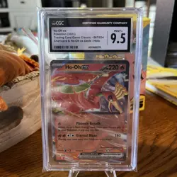 Pokemon TCG 2023 Ho-Oh Ex 7/34 Charizard & Ho-Oh Ex Deck CGC 9.5 - Image 1