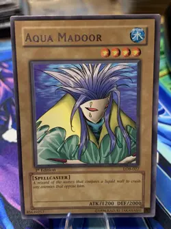 Aqua Madoor LOB-027 The Legend of Blue Eyes White Dragon-1st Edition 1st Edition - Image 1