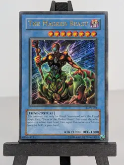 The Masked Beast LON-001 Labyrinth of Nightmare Unlimited Ultra Rare OG Print - Image 1