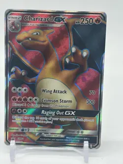 Pokemon TCG Charizard GX Full Art Holo Card SM60-SM Prom - Image 1