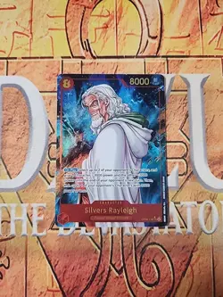 Silvers Rayleigh Alt Art Secre Rare OP08-118 SEC English One Piece NM Card - Image 1
