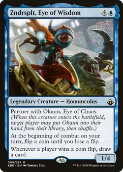 1x Zndrsplt, Eye of Wisdom NM Eng MTG - Battlebond - Image 1