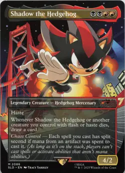 Shadow the Hedgehog M Secret Lair Drop Series 2086 LP-NM - Image 1