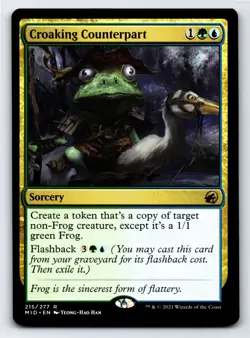 Croaking Counterpart R Innistrad: Midnight Hunt # 215 NM Normal - Image 1
