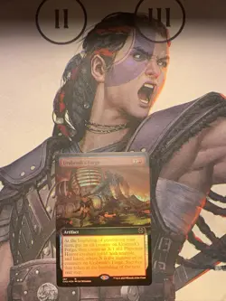 MTG Urabrask's Forge - Foil - Extended Art, Phyrexia: All Will Be One, Near Mint - Image 1