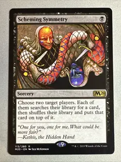 MTG / Scheming Symmetry / M20 / #113 / Regular / Rare / NM - Image 1