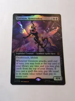 Gwenom, Remorseless (Extended Art) Marvel's Spider-Man Foil NM!!! - Image 1