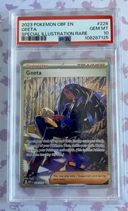 Pokemon PSA 10 GEM - Geeta 226/197 Special Illustration Rare - Obsidian Flames - Image 1