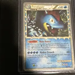 Feraligatr Prime HGSS07 Promo and Typhlosion Prime HGSS09 Promo HP/DMG Pokemon - Image 2