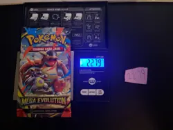 22.79g VERY HEAVY Mega Evolution Pokemon Sealed Booster Pack New SIR/HRU - Image 1
