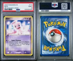 2006 POKEMON EX HOLON PHANTOMS DVD EXCLUSIVE #111 MEW PSA 9 VERY LOW POP 71 - Image 3